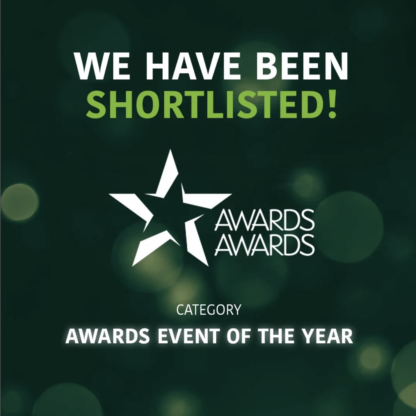 Shortlisted for Awards Event of the Year