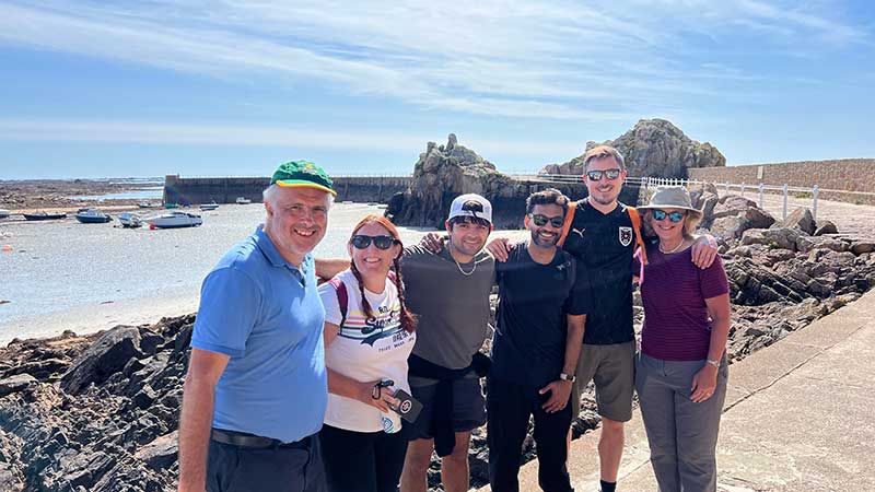 Six colleagues from Blick Rothenberg, a leading audit, tax, and business advisory firm, have raised over £10,000 by completing a 50-mile walk along the Jersey coastline in support of the Royal Marsden Cancer Charity and The Connection at St Martin’s.